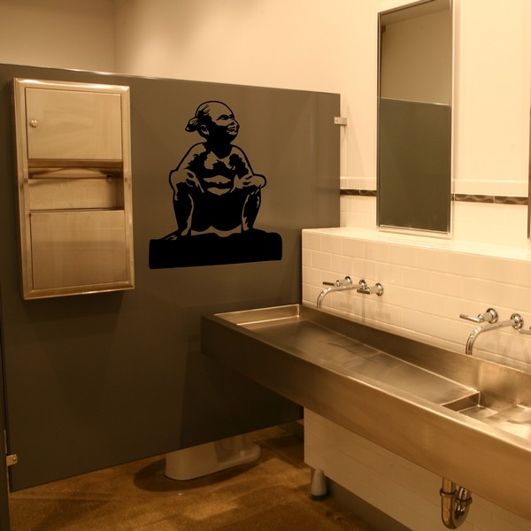 Exemple de stickers muraux: Jeanneke Pis Bruxelles Belgique